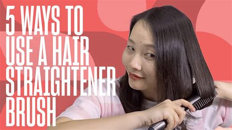Hair Tips 5 Ways To Use A Hair Straightener Brush 2020 New Release