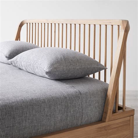 Spindle Oak Bed King Oak Beds Walnut Bed King Bed Frame