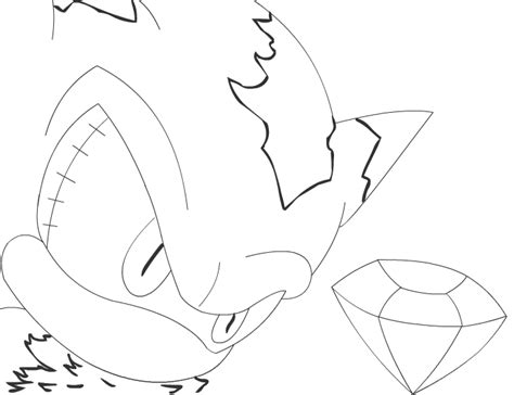 Anyway if youve been looking for some sonic the hedgehog coloring pages you can find many of them in this post. Mephiles and Emerald Lineart by Mephilez on DeviantArt