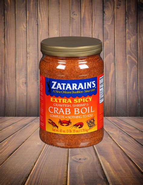 Zatarains Extra Spicy Crawfish Shrimp Crab Boil Lb Oz Groomer S Seafood