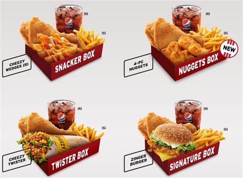 Do note that menu may vary from one outlet to another. √ Harga KFC Super Jimat Box Promosi Malaysia 2021
