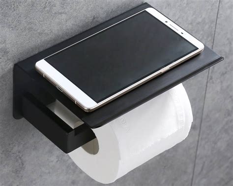 A toilet paper holder includes several parts: APL Toilet Paper Holder with Phone Storage Shelf — Tools ...