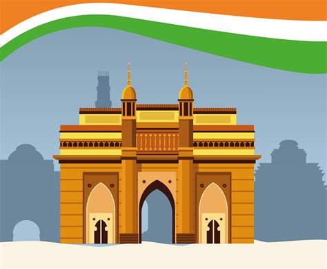 India National Monument Building Architecture 689102 Vector Art At Vecteezy