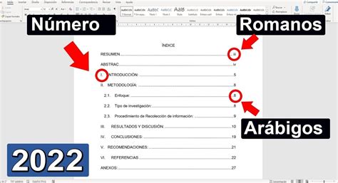 C Mo Hacer Ndice Autom Tico Para Tesis En Word El T O Tech