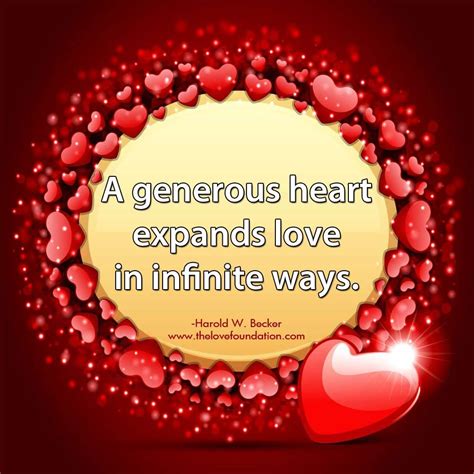 A Generous Heart Expands Love In Infinite Ways