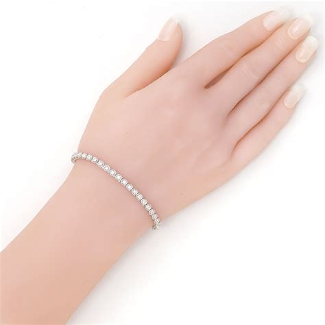 1.50 CTTW Round Prong Set Diamond Tennis Bracelet With Milgrain | New