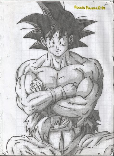 Dibujos De Goku A Lapiz Imagui