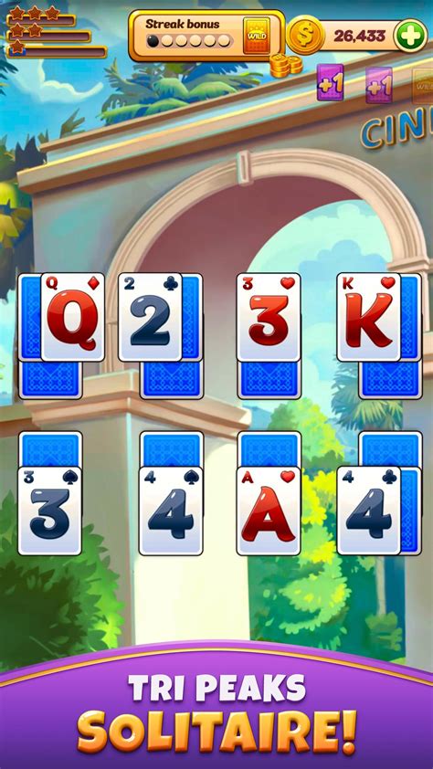 Solitaire Tri Peaks Lucky Star Patience Game Apk للاندرويد تنزيل