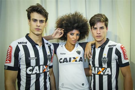 General view of coaching team setting up field. Atlético Mineiro 2017 Topper Home Kit | 17/18 Kits ...