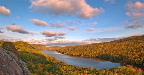 Lake Of The Clouds Porcupine Mountains Upper Peninsula Michigan Usa