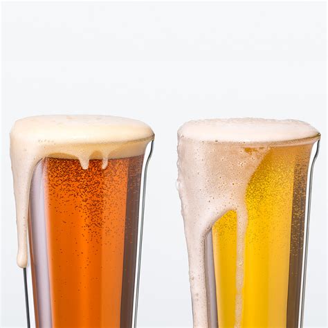 Insulated Beer Pint Glasses Set 2 Pack Corkcicle