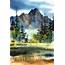 Watercolor Landscape  Riverside Art