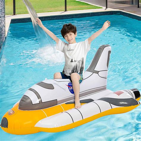 Joyin Inflatable Space Shuttle Ride On Pool Float For Nasa