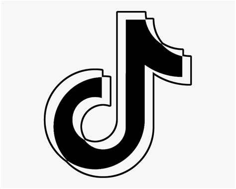 Tiktok Sign Coloring Pages