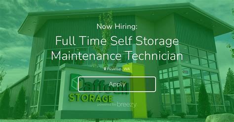Full Time Self Storage Maintenance Technician At Daffodil Storage