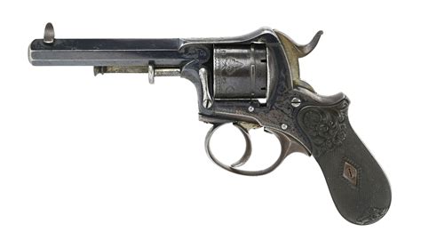 Belgian Lefaucheux Style Pinfire 7mm Caliber Revolver For Sale