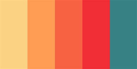 How To Use Warm Color In Design Projects Warm Colour Palette Warm