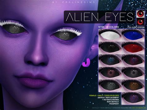 The Sims Resource Alien Eyes N155