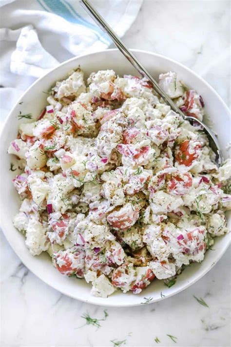 Creamy Dilled Red Potato Salad Recipe