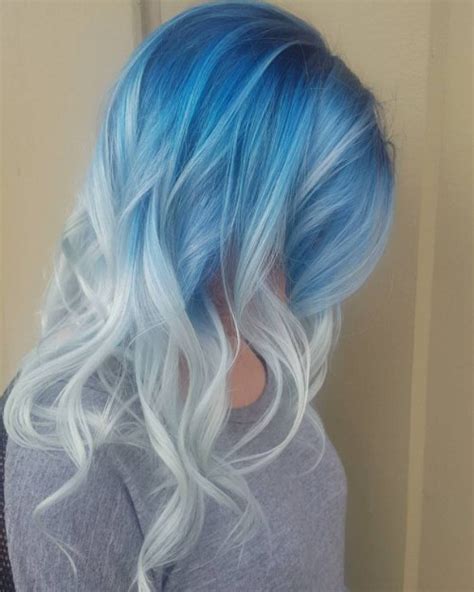 The darker your hair, the deeper the shade of blue. 30 Icy Light Blue Hair Color Ideas for Girls