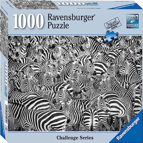 Zebra Challenge 1000 Piece Jigsaw Puzzle Toys And Games Amazon Canada