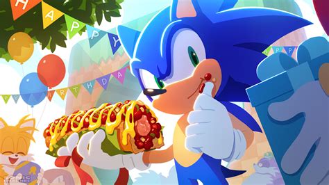 Karasunos Official Sonic Channel Artwork Of Sonics 29th Anniversary