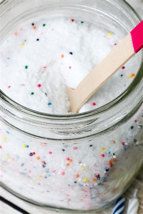 How To Make Your Own Diy Birthday Cake Bath Salts Diy