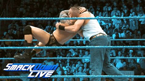 Slow Motion Footage Of Randy Orton Hitting An RKO On Harper SmackDown LIVE Exclusive Jan