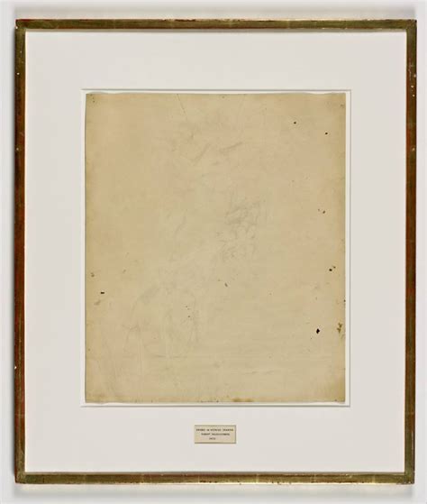 Erased De Kooning Drawing What Do You Need To The Museum Of Modern Art