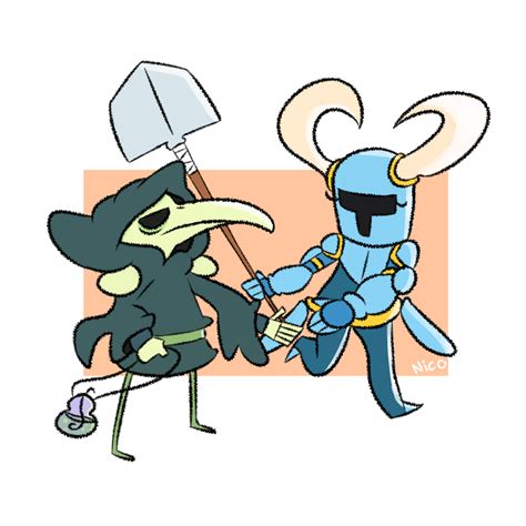 Shovel Knight And Plague Knight By Nick Corn On Deviantart