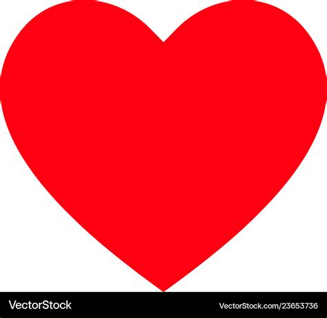 Red Heart Vector Image Free Svg