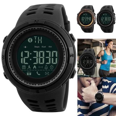 Skmei Fashion Mens Smart Watch Bluetooth Digital Sports Wrist Watch