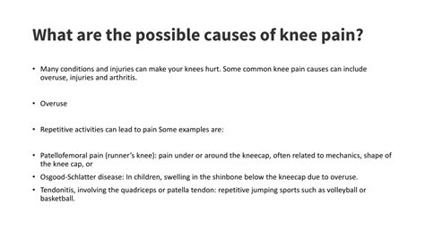 Ppt What Is Knee Pain Treatment Powerpoint Presentation Free