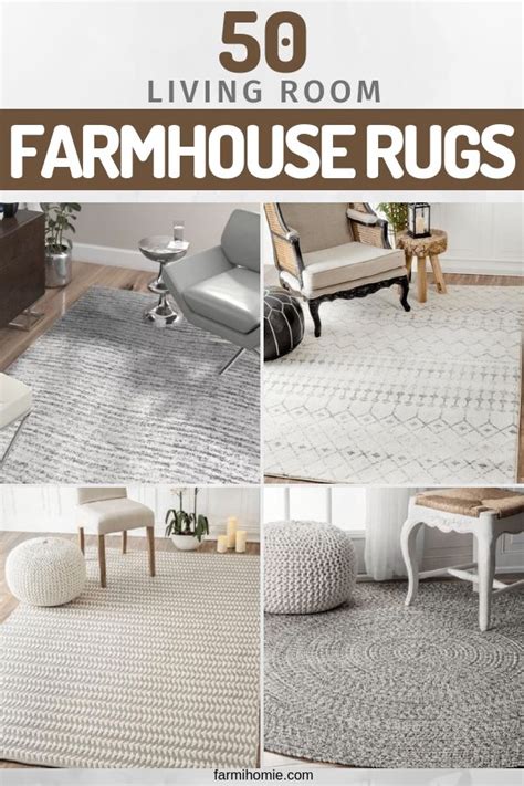 50 Rugs For Farmhouse Living Room Decorating Ideas