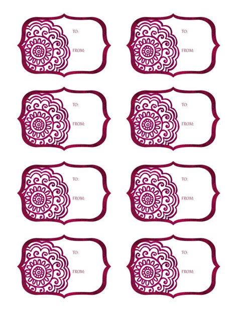 Our unique name meaning prints are a great gift idea for your loved ones. Download Holiday Gift Tags From HGTV Magazine | HGTV