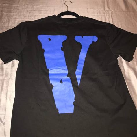 Vlone Vlone Friends Black And Blue Shirt Grailed