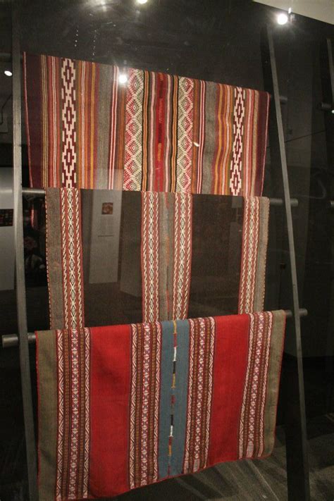 Display Of Center For Traditional Textiles Of Cusco Contemporary Inca