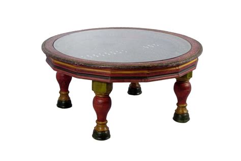 Adds a bold statement to your living room. Wooden Handmade Round Coffee Table - 48" - Tables ...