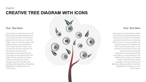 Creative Tree Diagram Powerpoint Template With Icons Slidebazaar