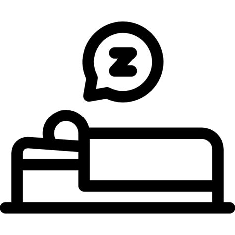 Sleeping In Bed Free Icons
