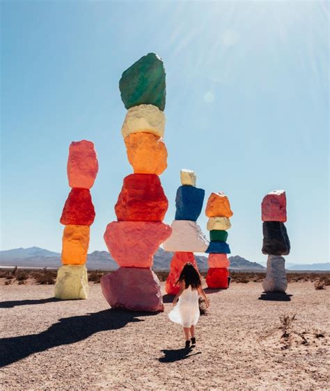 How To Visit Seven Magic Mountains Colorful Rocks Near Vegas Come