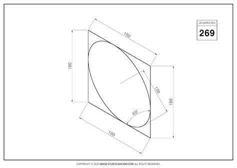 D Cad Exercises Studycadcam Autocad Isometric Drawing Model