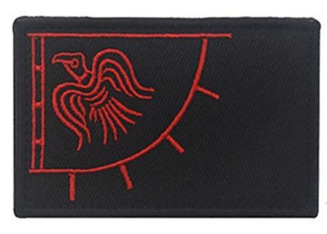 Viking Blackbird Sun Military Hook Loop Tactics Morale Embroidered