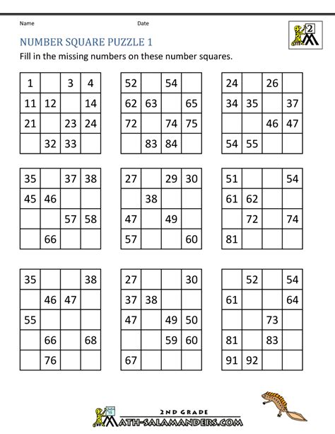 Square Counting Puzzles