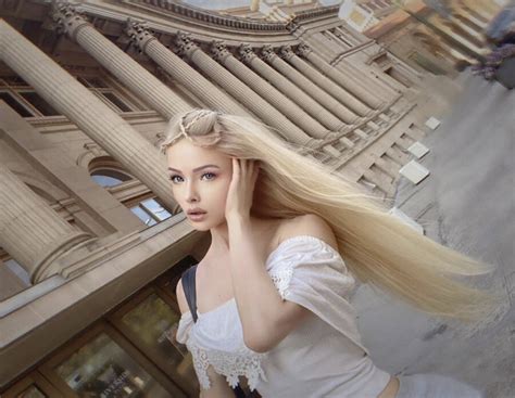 Meet The Human Barbie Year Old Valeria Lukyanova Is Blonde Blue Hot