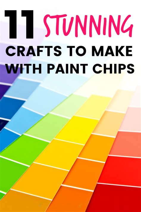You Can Make Gorgeous Things With Free Paint Chips In 2023 Paint
