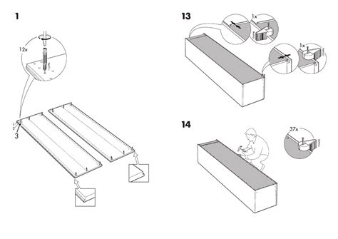 The frame can be assembled in an upright position if your ceiling height is a minimum of 237 cm. IKEA PAX WARDROBE FRAME 39X23X93" Assembly Instruction ...