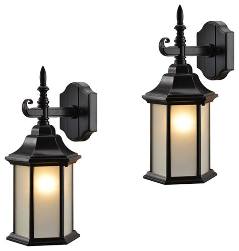 The seedy glass provides for a warm, welcoming light. Oil Rubbed Bronze Outdoor Patio/Porch Exterior Light ...