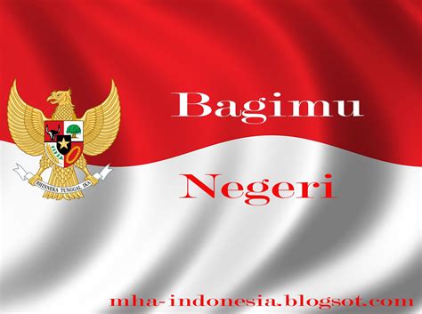 Lirik Lagu Bagimu Negeri ~ Tanah Air