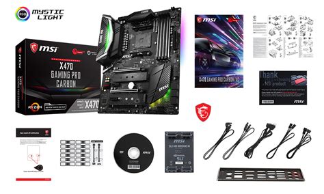 Msi X470 Gaming Pro Carbon Ac Box Content